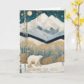 Carte Pensée rustique personnalisée (Fleur jaune)