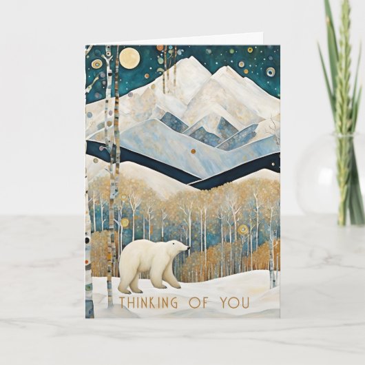 Carte Pensée rustique personnalisée pour vous (Devant)