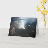 Carte pensées d'argent (Fleur jaune)