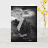 Carte Pensées pour toi (Fleur jaune)