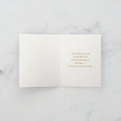 Carte Pensées pour toi | Fleurs d'hydrangea bleu (Intérieur)