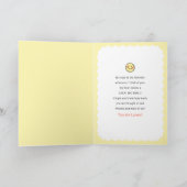 Carte Pensées pour toi qui envoies de doux sourires (Intérieur)