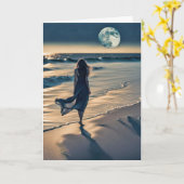 Carte Penser à la promenade de You Beach (Fleur jaune)