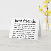 CARTE PENSER À MON ****MEILLEUR AMI**** JEUX ANNIVERSAIR (Fleur jaune)