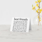 CARTE PENSER À MON ****MEILLEUR AMI**** JEUX ANNIVERSAIR (Fleur jaune)