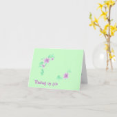 Carte Penser à toi (Fleur jaune)