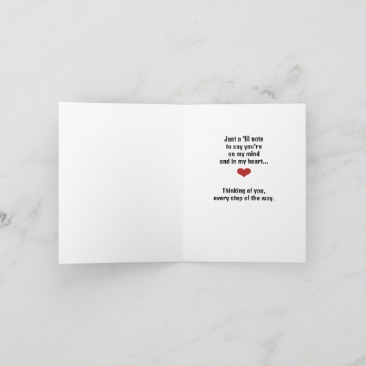 Carte Penser à toi (Intérieur)