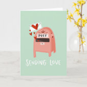 Carte Penser à toi (Fleur jaune)