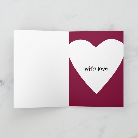 Carte Penser à toi (Intérieur)