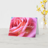 Carte Penser à toi (Fleur jaune)