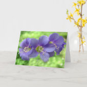 Carte Penser à toi (Fleur jaune)