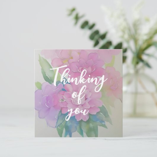 Carte Penser à toi (Debout devant)