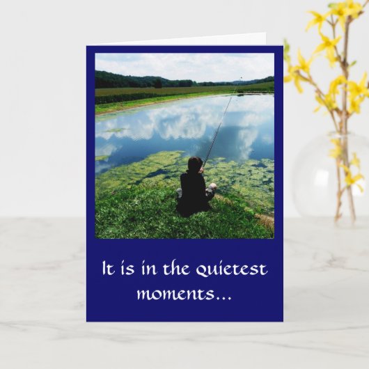 Carte Penser à toi (Fleur jaune)