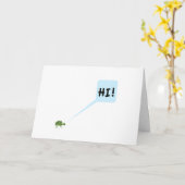 Carte Penser à toi (Fleur jaune)