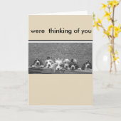 Carte Penser à toi (Fleur jaune)