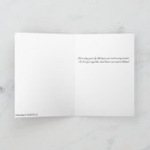 Carte Penser à toi Poème (Intérieur)