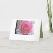 Carte Penser à toi rose Rose (Dos)