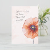 Carte Penser à votre anniversaire de sympathie (Debout devant)