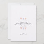 Carte Penser à votre anniversaire de sympathie (Dos)