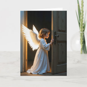 Carte Penser à votre enfant ange