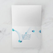 Carte penser à votre enfant sur l'aquarelle de plage (Intérieur)