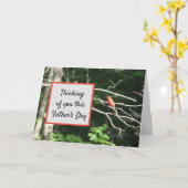 Carte Penser à votre Fête des pères - "Mon" - Perte de p (Fleur jaune)