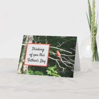 Carte Penser à votre Fête des pères - "Notre" - Perte de