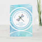 Carte Penser à votre libellule (Devant)