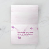 Carte Penser à votre papillon sur la fleur de cône (Intérieur)