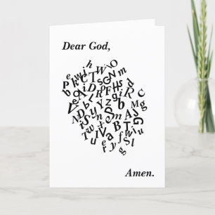 Carte Penser à votre prière