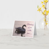 Carte Penser à vous ... (Fleur jaune)