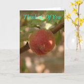 Carte Penser À Vous (Fleur jaune)