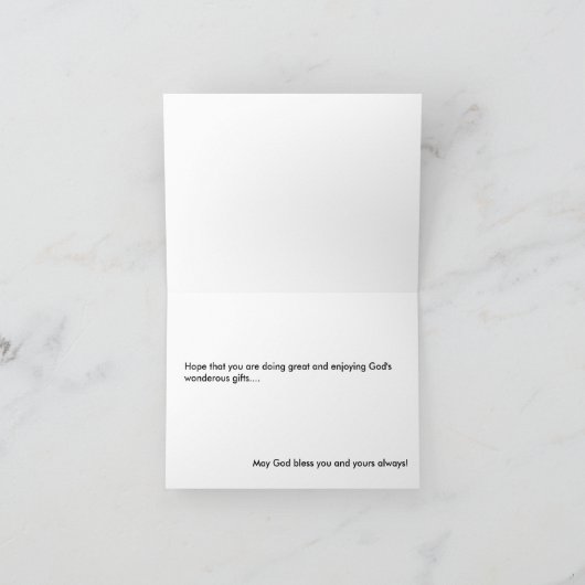 Carte Penser À Vous (Intérieur)