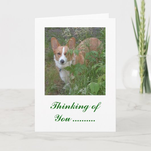 Carte Penser à vous ... (Devant)