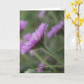 Carte penser à vous (Fleur jaune)