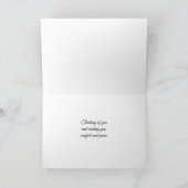 Carte Penser à vous avec Calla Lilies couleur Mango (Intérieur)