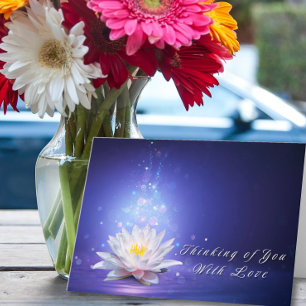 Carte Penser à vous avec l'amour