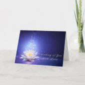 Carte Penser à vous avec l'amour (Devant)