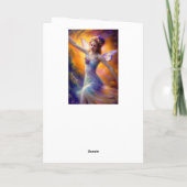 Carte Penser à vous Beau ami | Art de la fée (Dos)