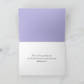 Carte Penser à vous Bleu-oiseau sur une vigne (Intérieur)