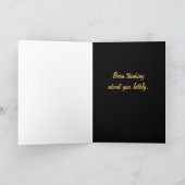 Carte Penser à vous cardent (Intérieur)