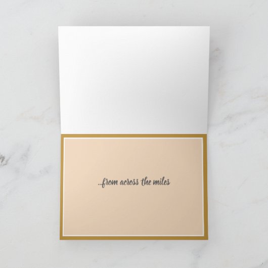 Carte Penser à vous - Champ de fleurs sauvages (Intérieur)