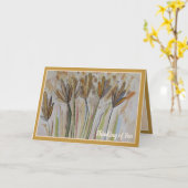 Carte Penser à vous - Champ de fleurs sauvages (Fleur jaune)