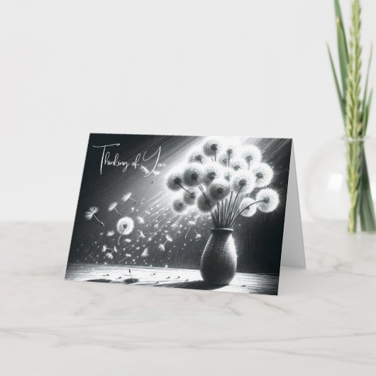 Carte Penser À Vous Dandelion Bunch (Devant)