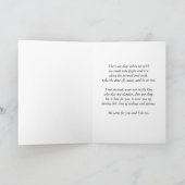 Carte Penser à vous en cette période de tristesse (Intérieur)