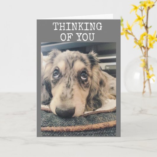 CARTE PENSER À VOUS ET VOUS SOUHAITER UN JOLI ANNIVERSAI (Fleur jaune)