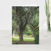 Carte Penser à vous la mousse espagnole et perles (Devant)