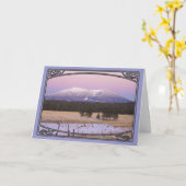 Carte Penser À Vous La Neige Carrée San Francisco Peaks (Fleur jaune)