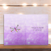 Carte Penser à vous l'amitié lunatique de la dame et du 