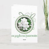 Carte Penser à vous Magnolia Tree Greeting Card (Dos)